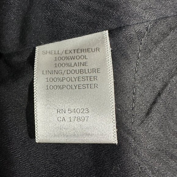 Banana Republic Pants Mens 33 Wool Trouser Pockets Flat Front Zip Fly Dress Pant - Picture 5 of 8